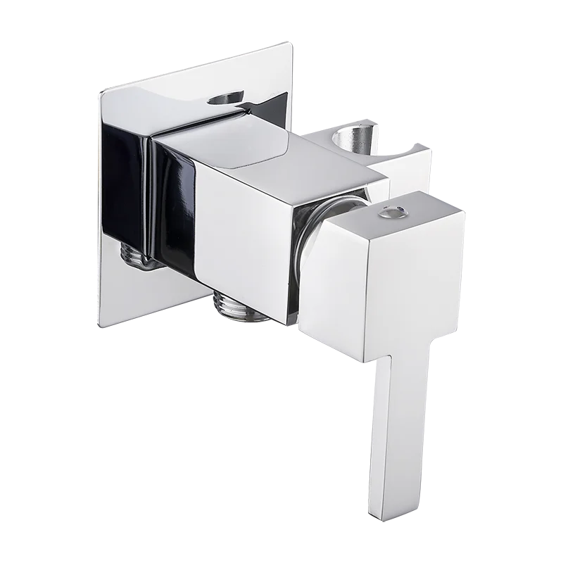 GEE-N In wall Brass Shower Faucet Body Valve Concealed Square Bath Shower Mixer Diverter Embedded Bidet Faucet