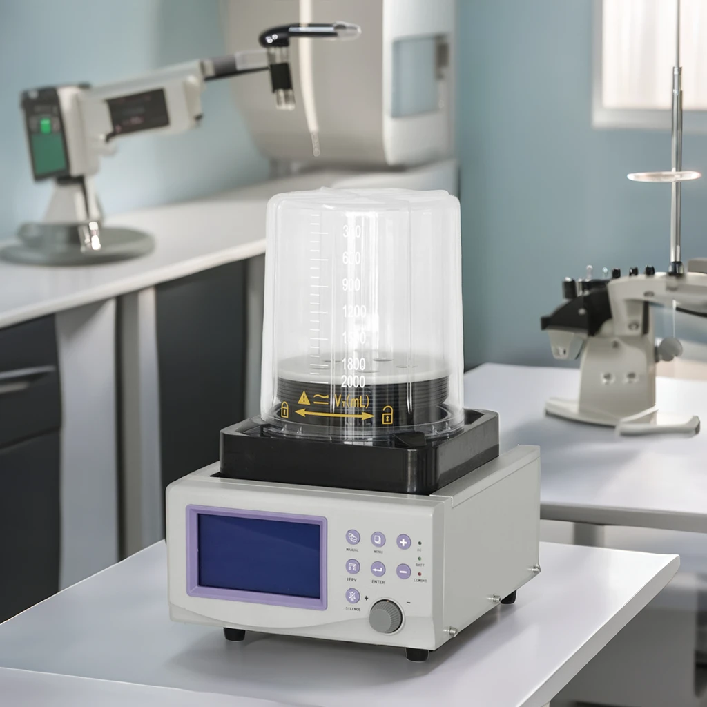 Pet hospital medical Vet Touch Screen Portable Veterinary Anesthesia Ventilator for Animal