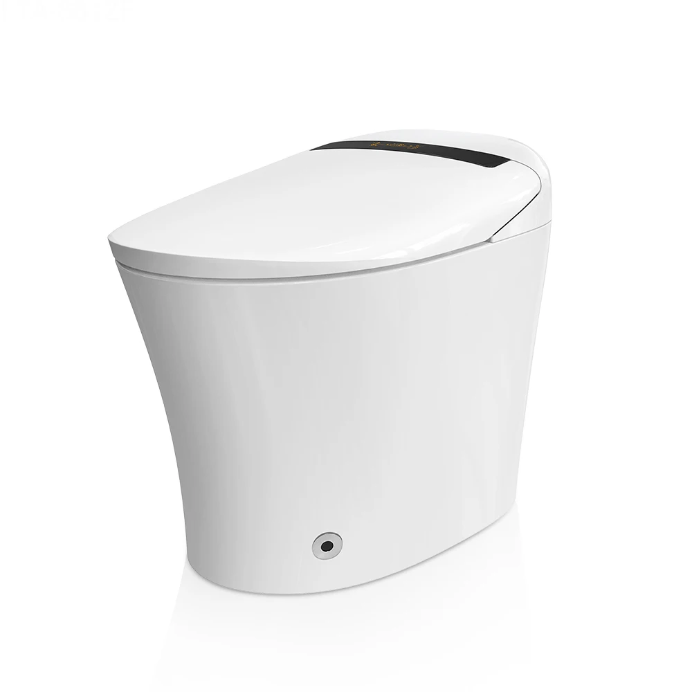 TA-861DF TEJJER High quality one piece auto flush auto close smart toilet with Side-pressing One-part Form