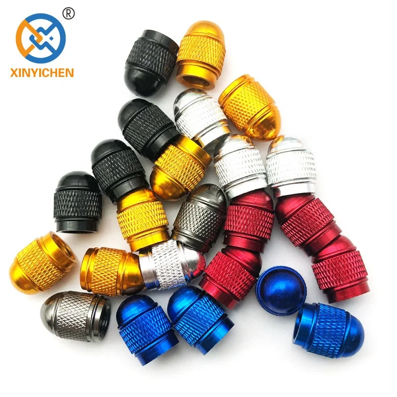 Car Bullet unique dome Tire Valve Cap Wheel tire valve stems caps