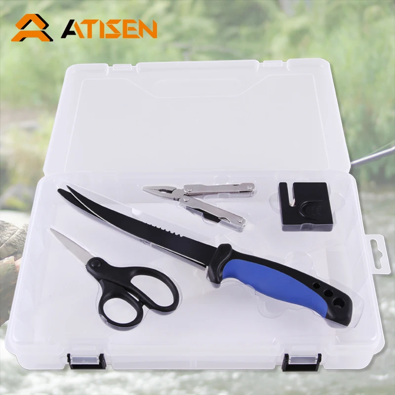 Fishing accessories fishing Knife  and Premium Fish Scissors Knife Fish  Fillet  Kit Set
