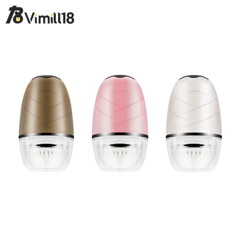 Вращающаяся Водонепроницаемая щетка для чистки лица