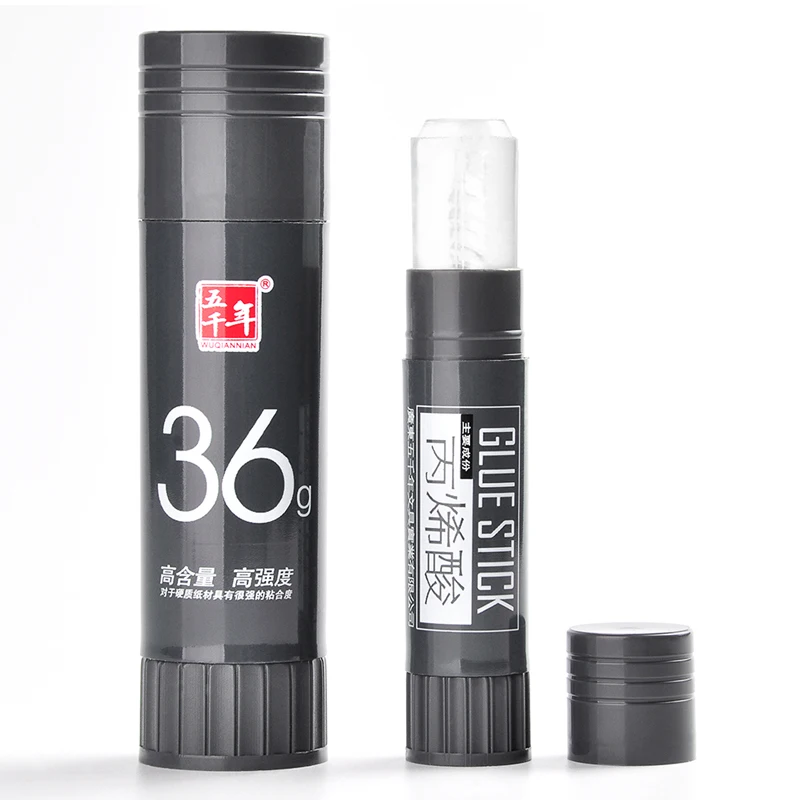 Wholesale boxed acrylic solid glue Pvp or pva student glue stick 9g15g21g36g glue stick stationery