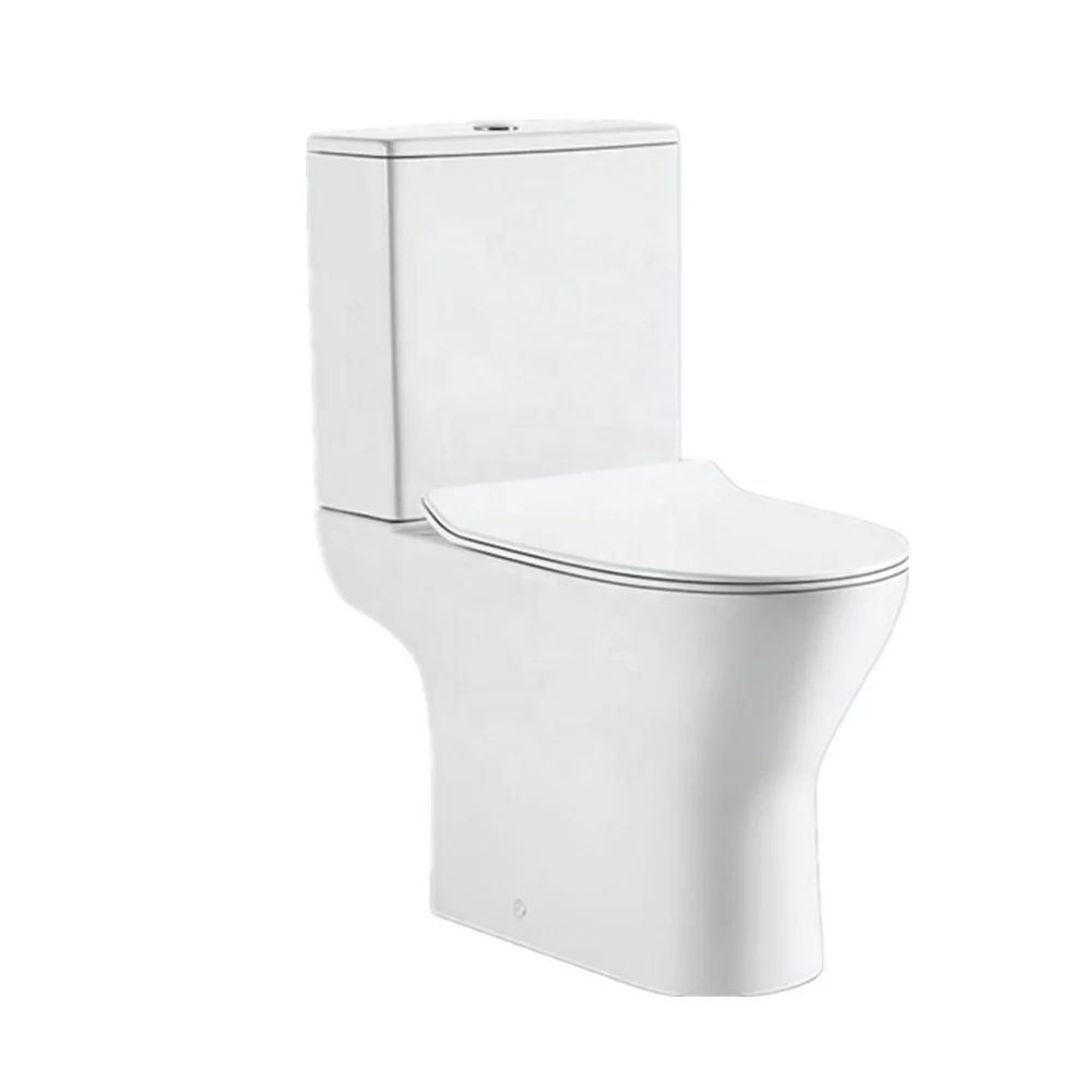 Medyag MFZ-45 Rimless CE short Bathroom Ceramic Toilets WC Commode Two Piece Toilets