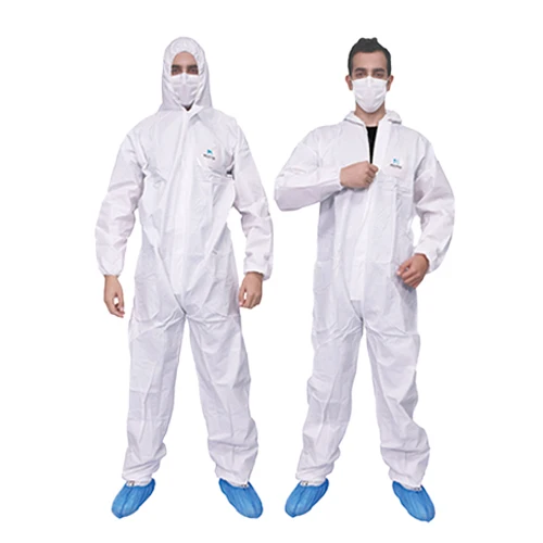 High Quality CE ISO Certified Type 4/5/6 Asbestos Removal Protective Disposable Coverall Suit With Hood