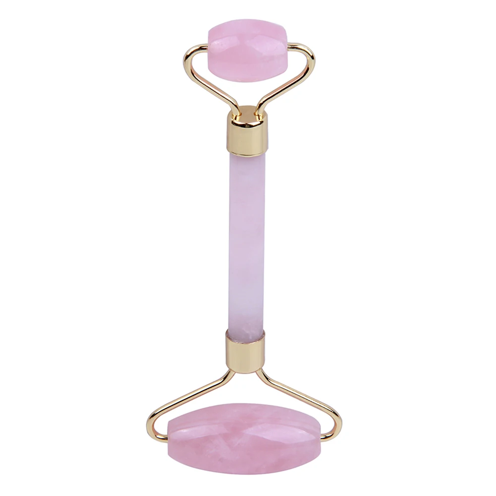 
Private Label Facial Anti Aging Pink Rose Quartz Jade Roller for face 