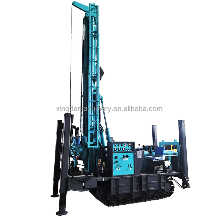 Дизельный двигатель FY280, гидравлическая буровая установка DTH для водяных скважин