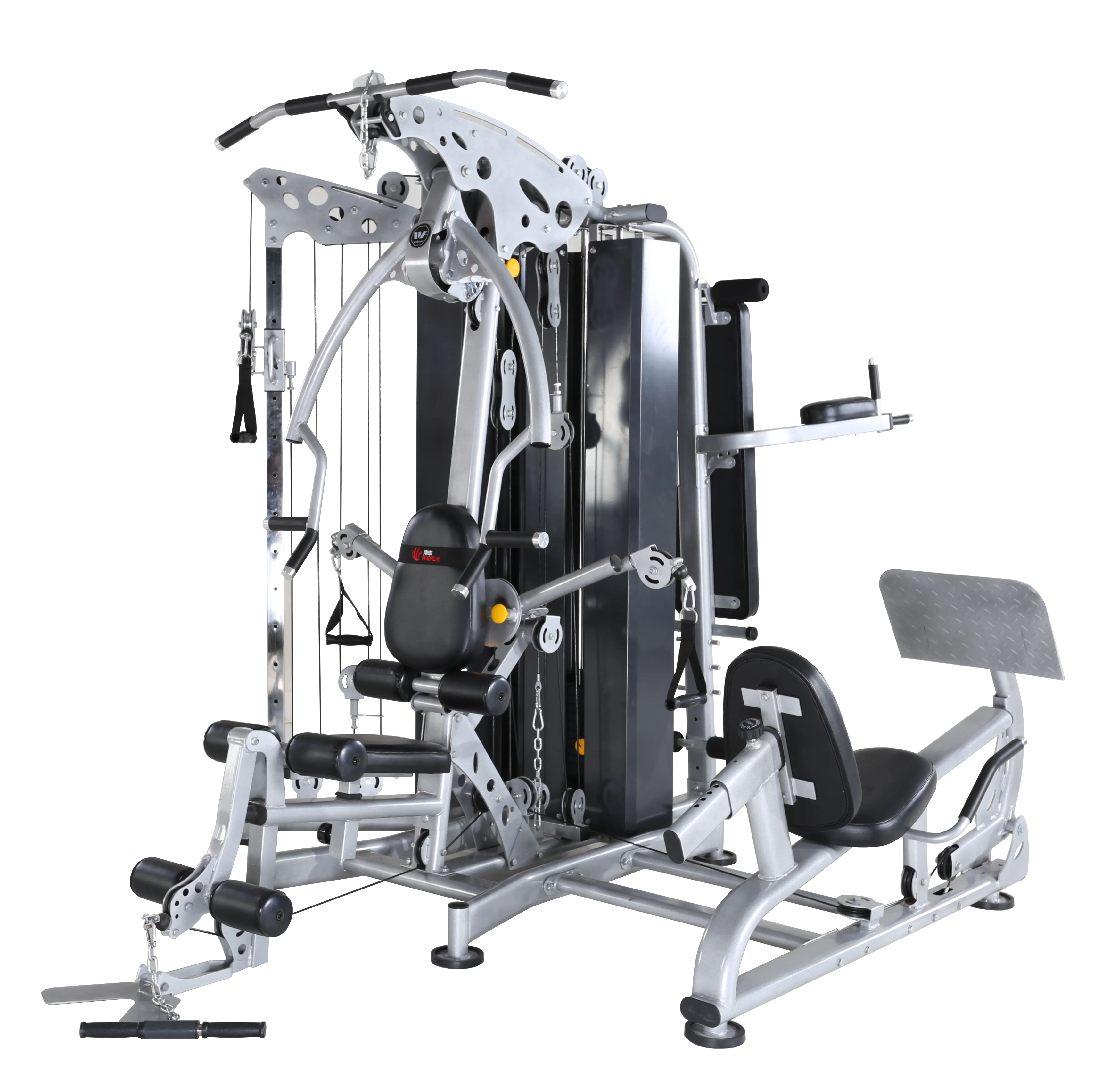 Integrated gym trainer Smith machine strength exercise 5-multi station multi gym equipment