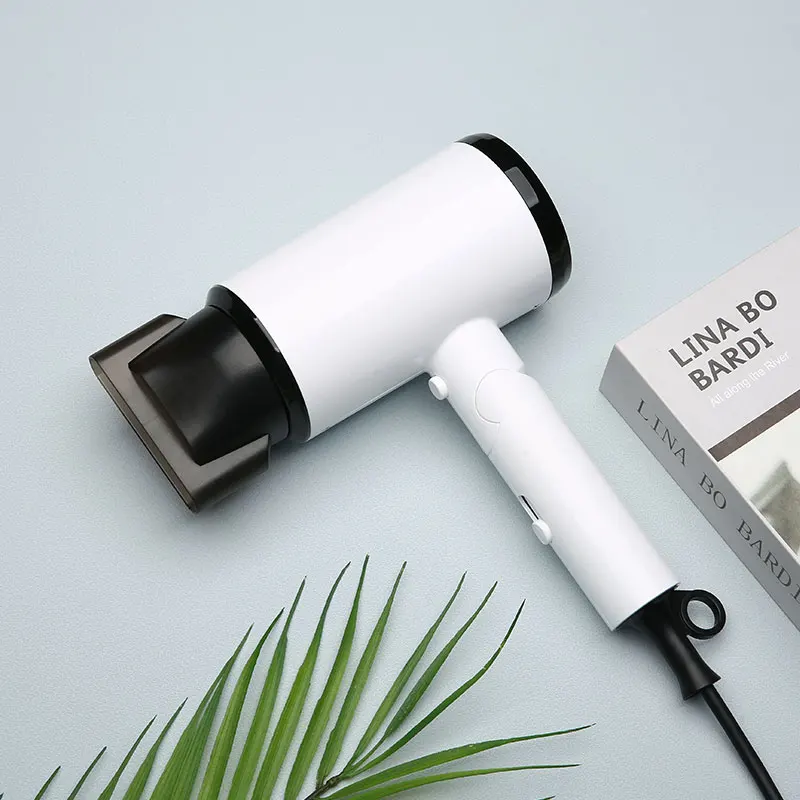 Negative Ions Portable Hair Care 1800w Hair Blower Foldable Hair Dryer For Home Travel