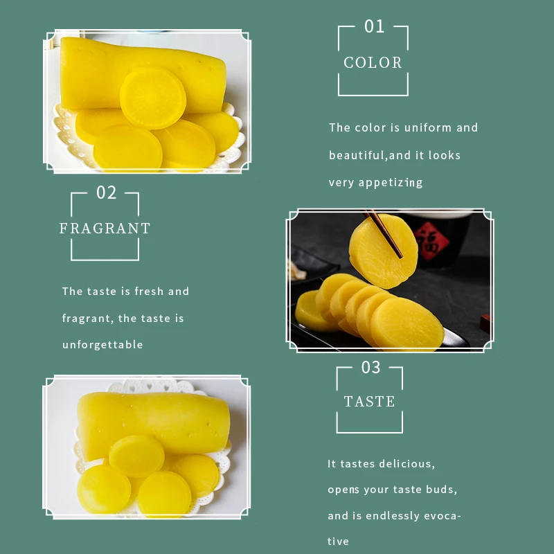 Pickled Radishes Piece 1x500g Pickled Sushi Radish