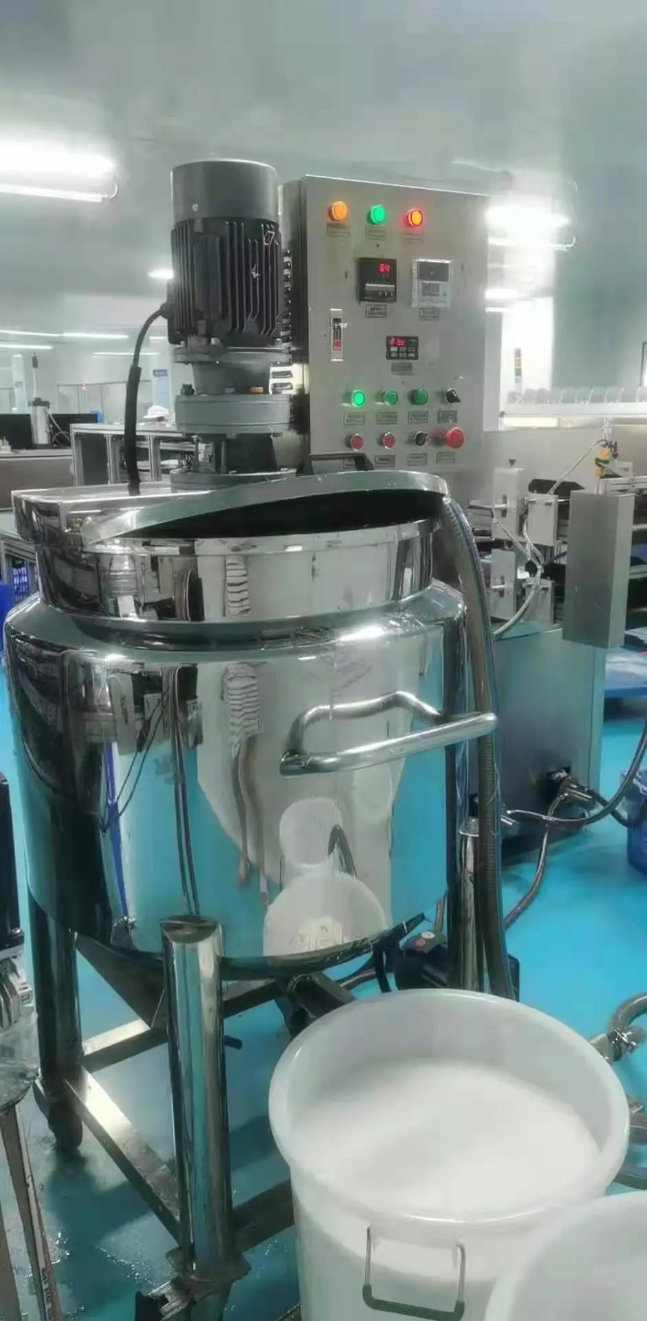 High performance industrial soap mixer & heater 500litres soap mixer machine liquid FOR Soap