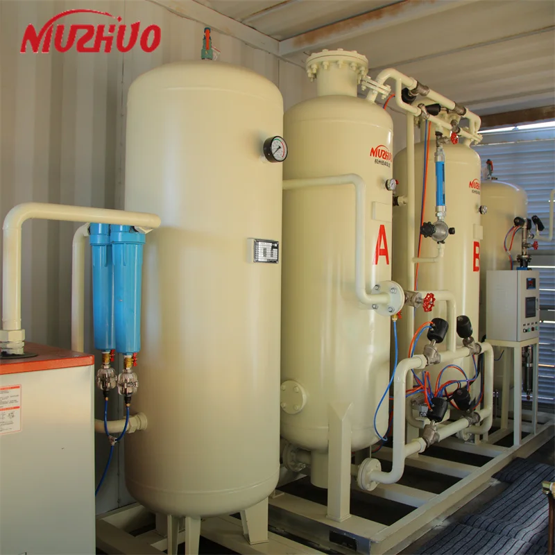 NUZHUO High Efficient Oxygen Gas Generating Plant Low Energy Consumption O2 Gas Producing Generator