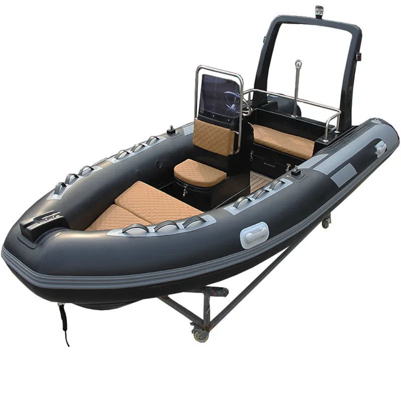 Top quality rescue boat 11-17 ft rigid inflatable boat for sale