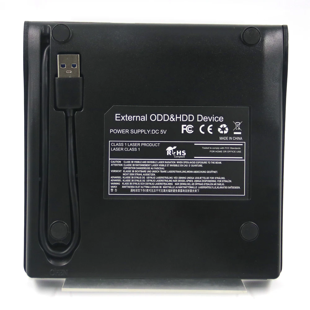Portable External USB 3.0 DVD RW DVD-RW CD-RW CD Drive Burner Reader Player For Laptop