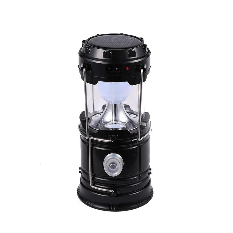 Amazon Bestselling Lamp Led  Solar Camping Outdoor Portable Telescopic Emergency Lantern
