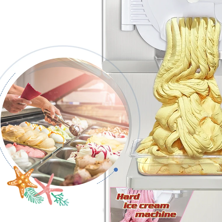 Industrial italian hard milk ice cream ball machine big capacity turkish ice cream maker machines hard ice cream mix price