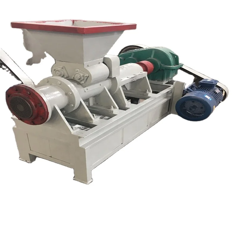 Hot sale Biomass fuel briquette machine / screw extruder briquette machine /  coal dust briquette extruder many on the stock
