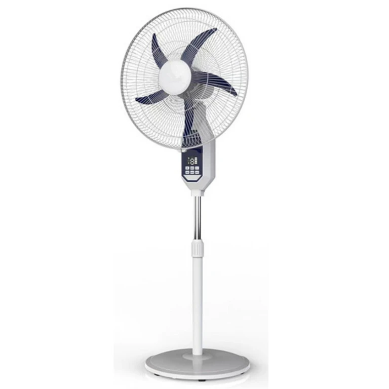 High Quality Air Cooler Solar Rechargeable Standing Fan With Remote Control