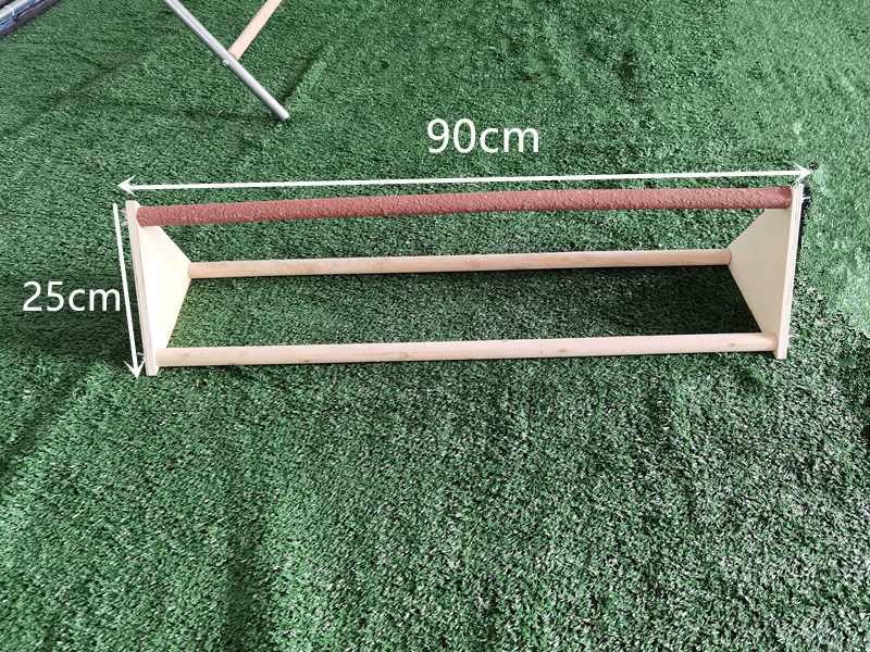 90(W)X25(H)cm Chicken Feet Stand Hen Parrot Large Bird Wooden Swing Chicken Stand Durable Chicken Toys for Hens Standing Rack
