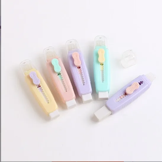 Macaroon Push Eraser  Pen