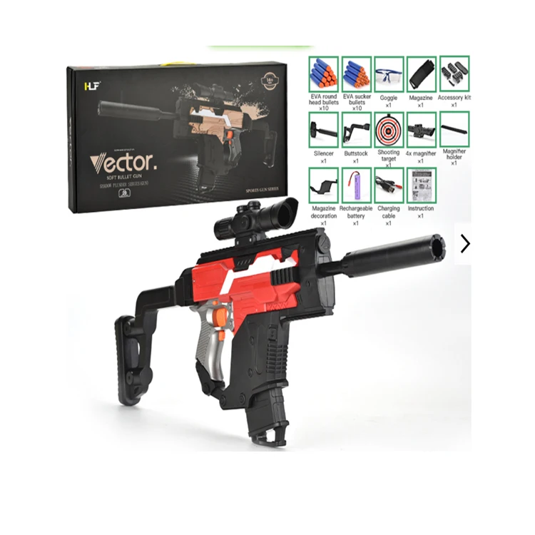 Hot sell soft bullet shooting electrical   battery operated gun for children toys