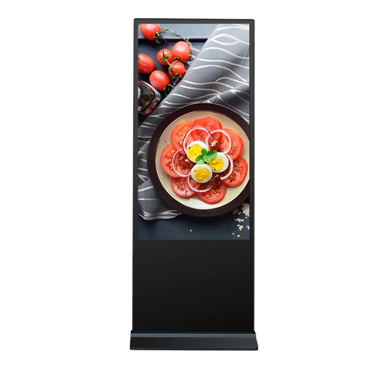 55 inch floor stand digital signage display totem lcd ad player advertising screens
