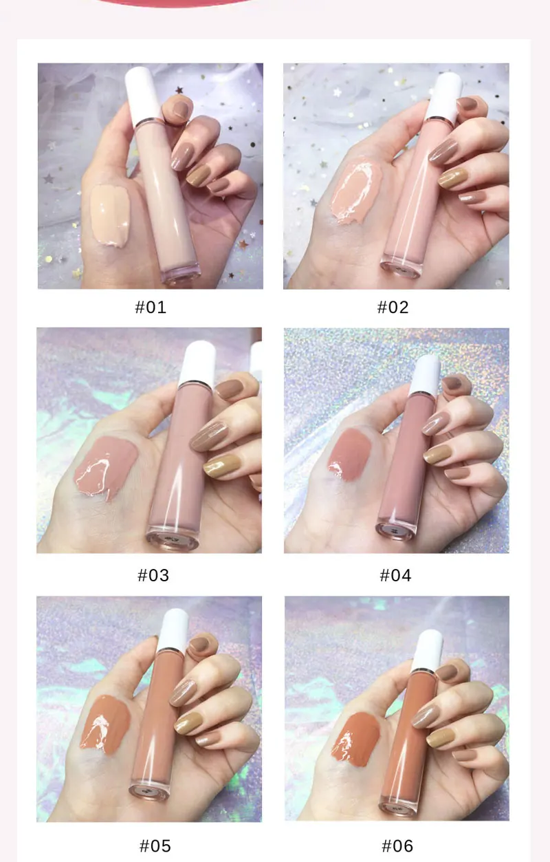 64 colors glossy vegan lip gloss wholesale custom lip gloss private label lip gloss
