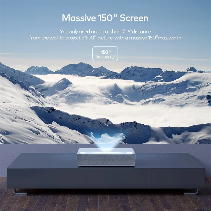 
Vava 4K projector home video projector cinema Class 150 inch projection equipment 6000 lumens 