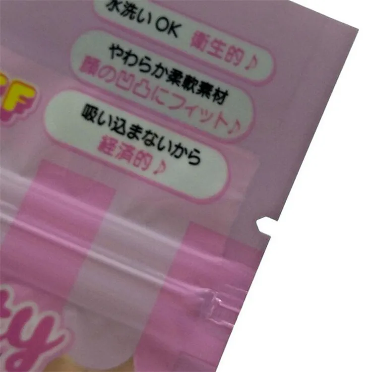 Custom mylar candy aluminum foil bags die cut with clear window for food storage