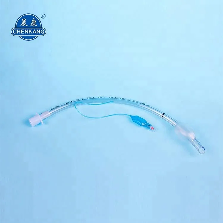 Chenkang Medical Consumables Reinforced Cuffed Oral / Nasal ET Endotracheal Tube 4.0