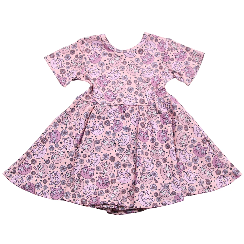 Детское платье с коротким рукавом