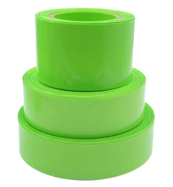 18650 Lipo Battery PVC Heat Shrink Tube Pack 17mm ~ 140mm Width Insulated Film Cover Skin Wrap lithium Case Cable Sleeve Blue