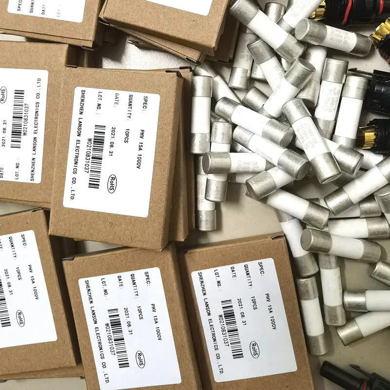 Солнечный предохранитель 10*38 1000VDC 10A 15A 20A 30A; Высокое качество; Хит продаж; Предохранитель постоянного тока керамический