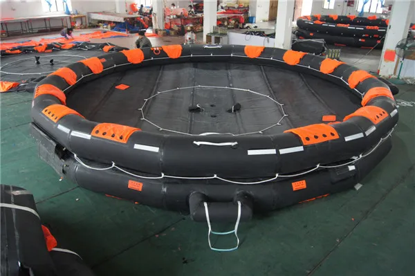 Solas approved self righting inflatable life raft for 20P with ccs certificate