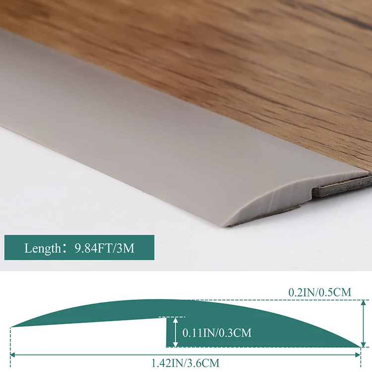 9.84FT  Self Adhesive Carpet to Tile Floor Edging Trim