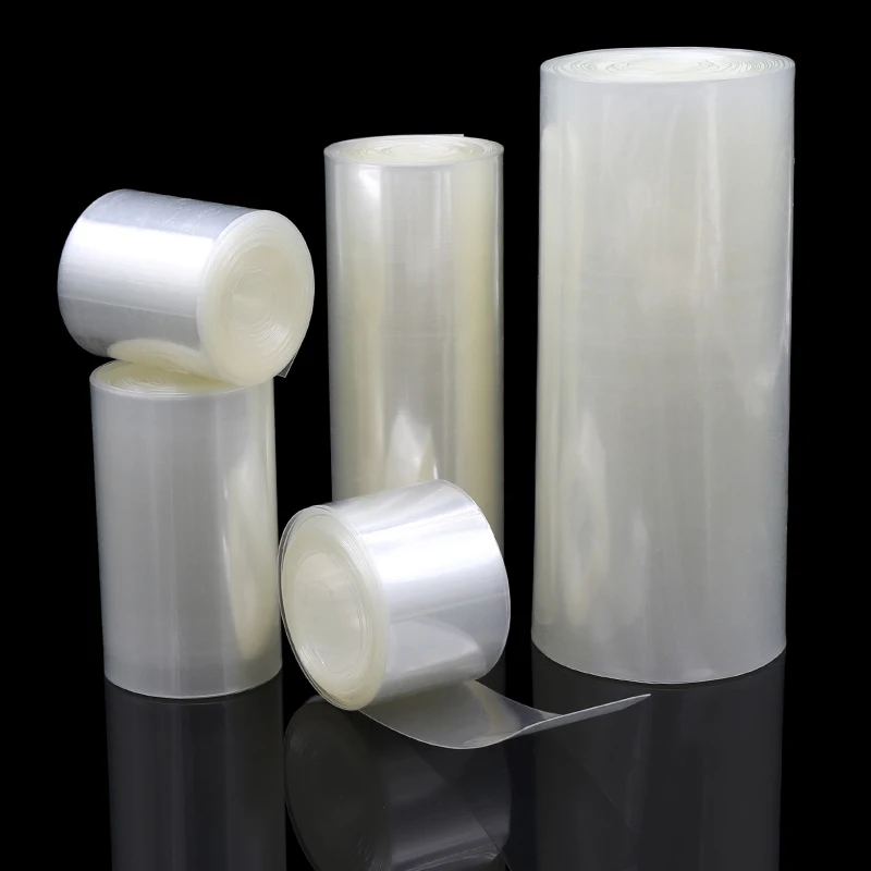 Thick PVC Shrink Sleeve Roll Tube Clear PVC Shrink Wrap for 18650 Battery Pack Wrap