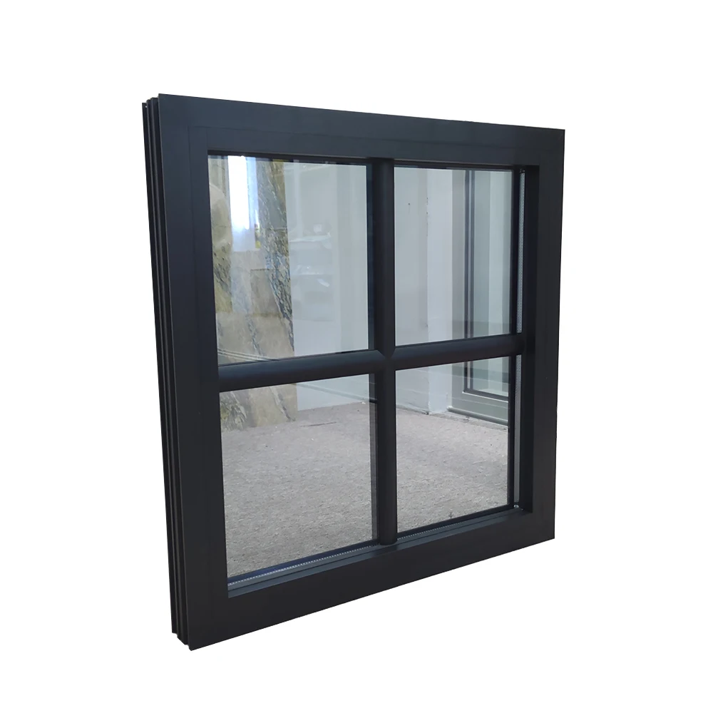 Thermal break fire rated waterproof fixed glazing aluminum windows