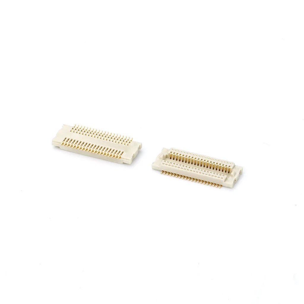 10 20 30 40 pins 0.5mm pitch board to board B to B dual row connector single slot high temperature wafer SMT connector