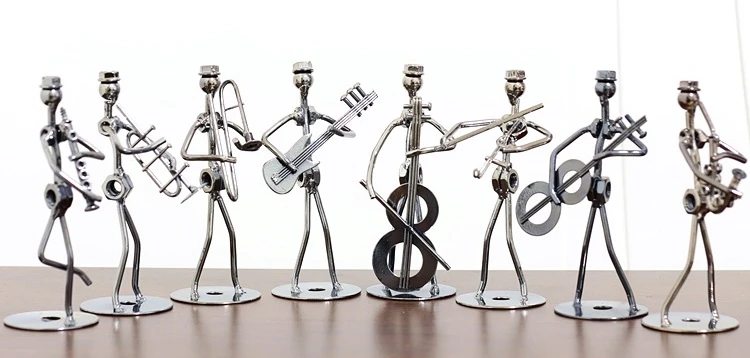 Christmas gifts personality music Ironman band shape metal handicraft home decoration men and women birthday gift