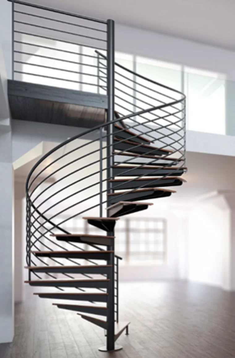 Cast Iron Used Outdoor Spiral Staircase External Spiral Stair Case Kit Stairway Modern Modular Steel Spiral Staircase