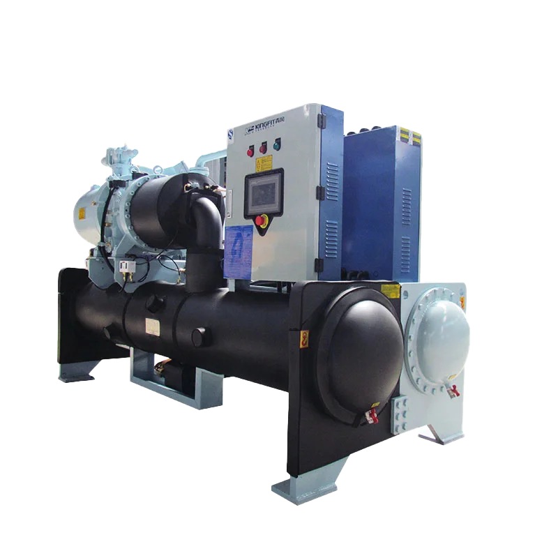 Screw type chiller center control cooling system for Mushroom