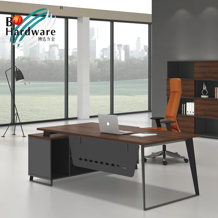 2020 hot sale metal cast iron office furniture table frame for manager desk