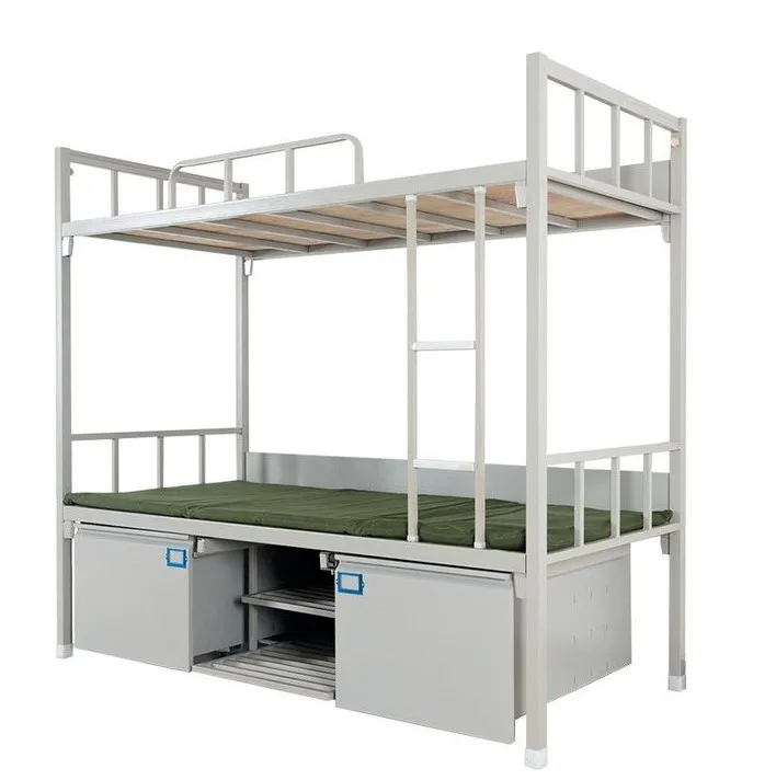 Hot sale adult custom bunk beds metal hostel bunk bed prices for adult metal bunk bed adult cabinet