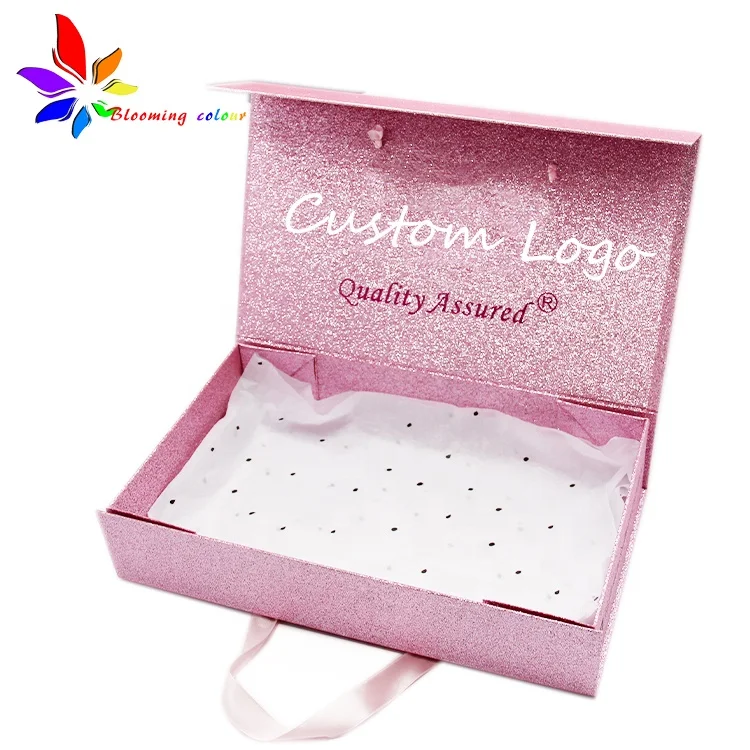 Accept custom order and paper material custom hair packaging boxes