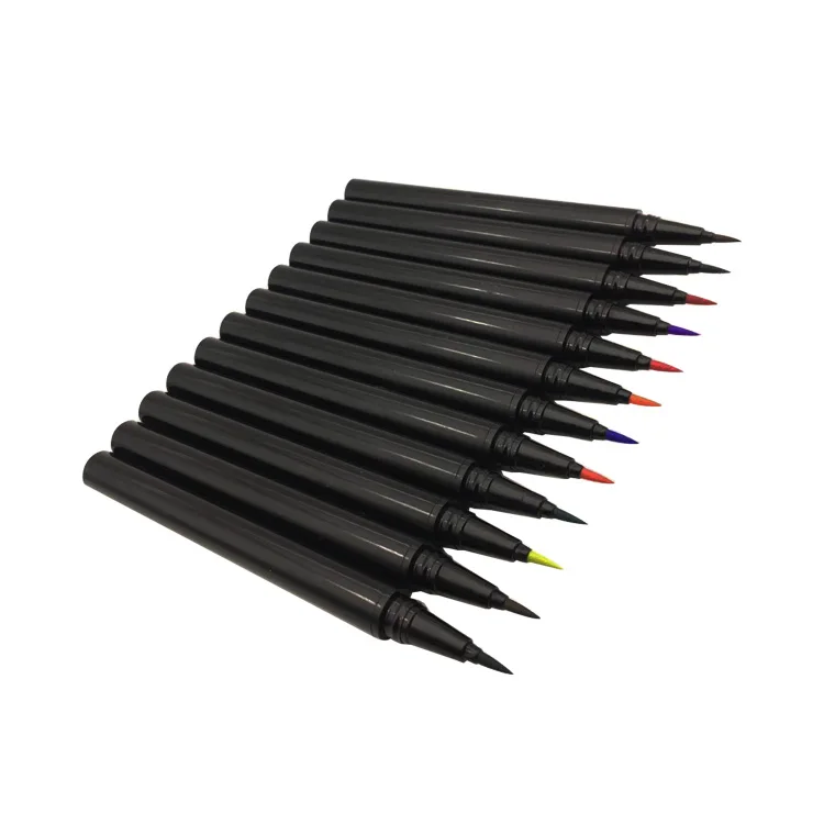 Colorful eyeliner with private label waterproof and long lasting vegan multicolor eyeliner