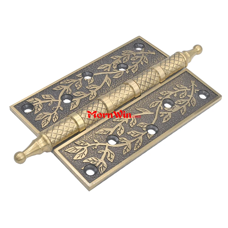 High Quality Antique Brass Door hinge European Style Door Hinges With Screw For Interior Door