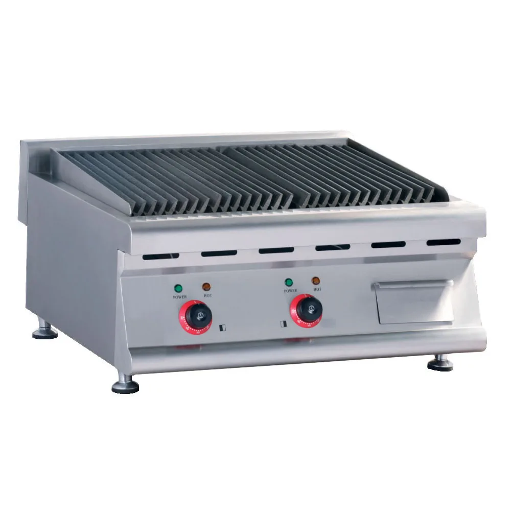 Factory Direct Price Commercial Lava Rock Barbecue Char Grill Steak Cooking Grill Stone Lava Rock Grill