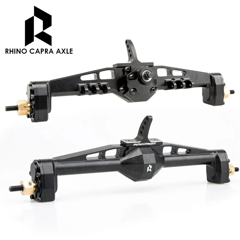 RC гусеничные детали Rhino Capra полностью ЧПУ алюминиевые офсетные оси для 1/10 осевых капр шасси LCG игрушечные аксессуары