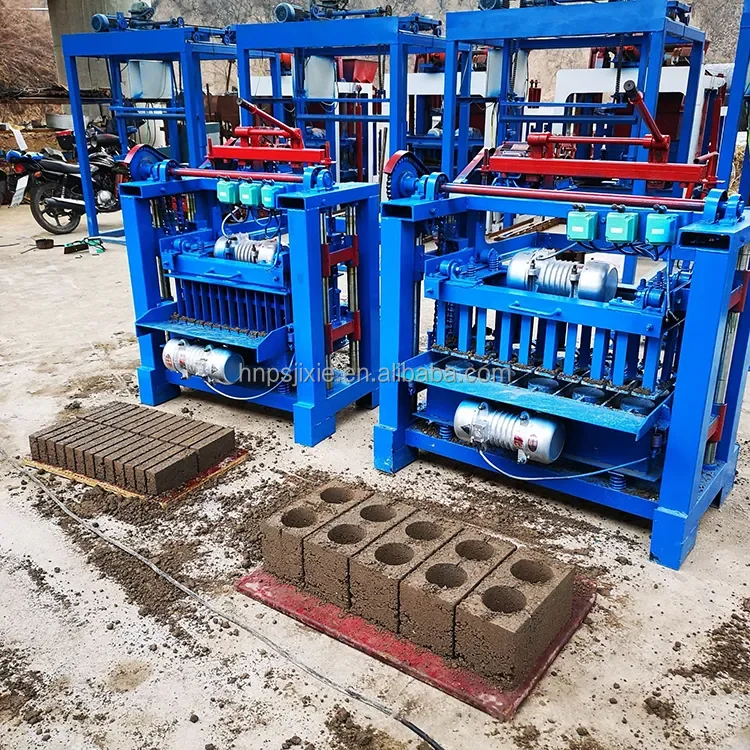 Small Hollow Brick Making Hydraulic Press Block Brick Machine Interlocking Brick Making Machine