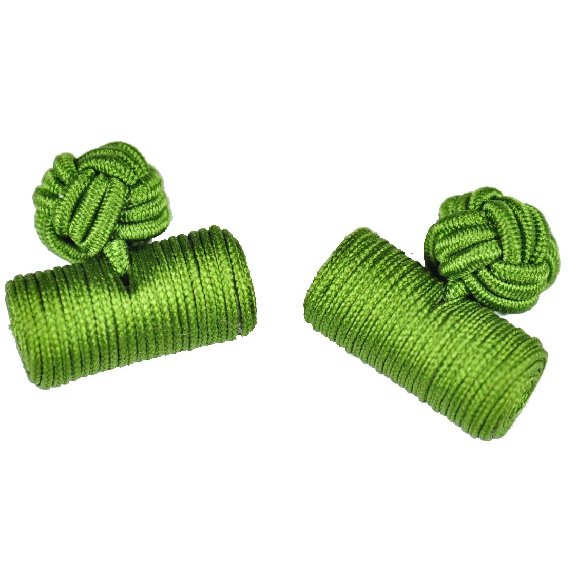 Ручной работы Прочный Контейнер Шелковый Узел запонки для мужские рубашки